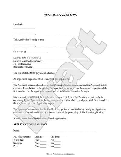 lease application free rental application rocket lawyer rent application sample